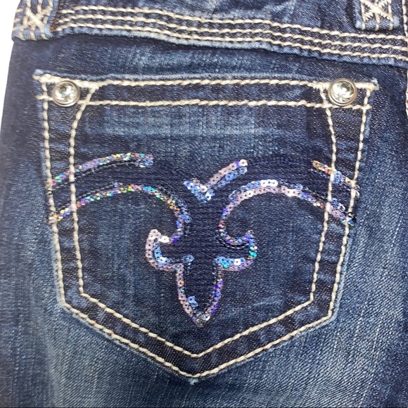 Rock Revival Alanis Boot Cut Jeans Size 27 - Picture 5 of 5